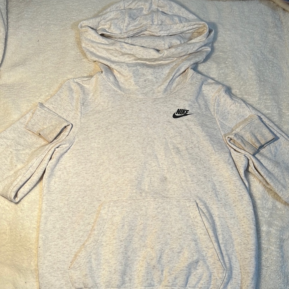 Women’s Nike Tech/Hoodie; Size: XS; Color: Grayish-White